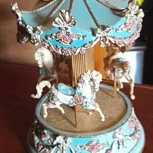 Franklin mint carousel horse